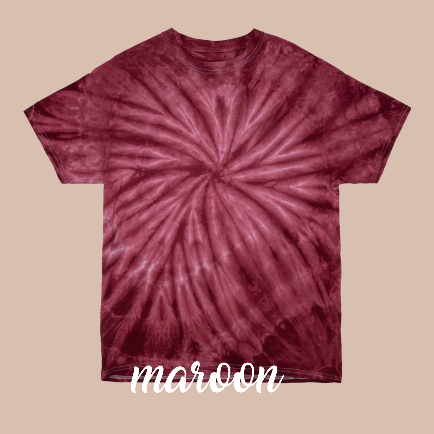 Red Tie Dye T-Shirt~ VAT Spiral